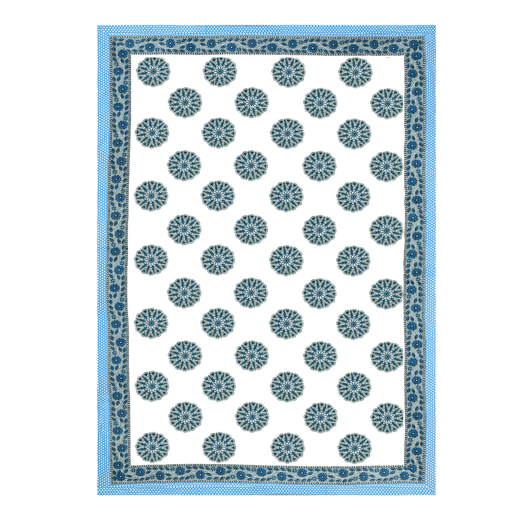 100% COTTON TRADITIONAL  PRINTED SINGLE BEDSHEET ( SIZE 60 X 90 )