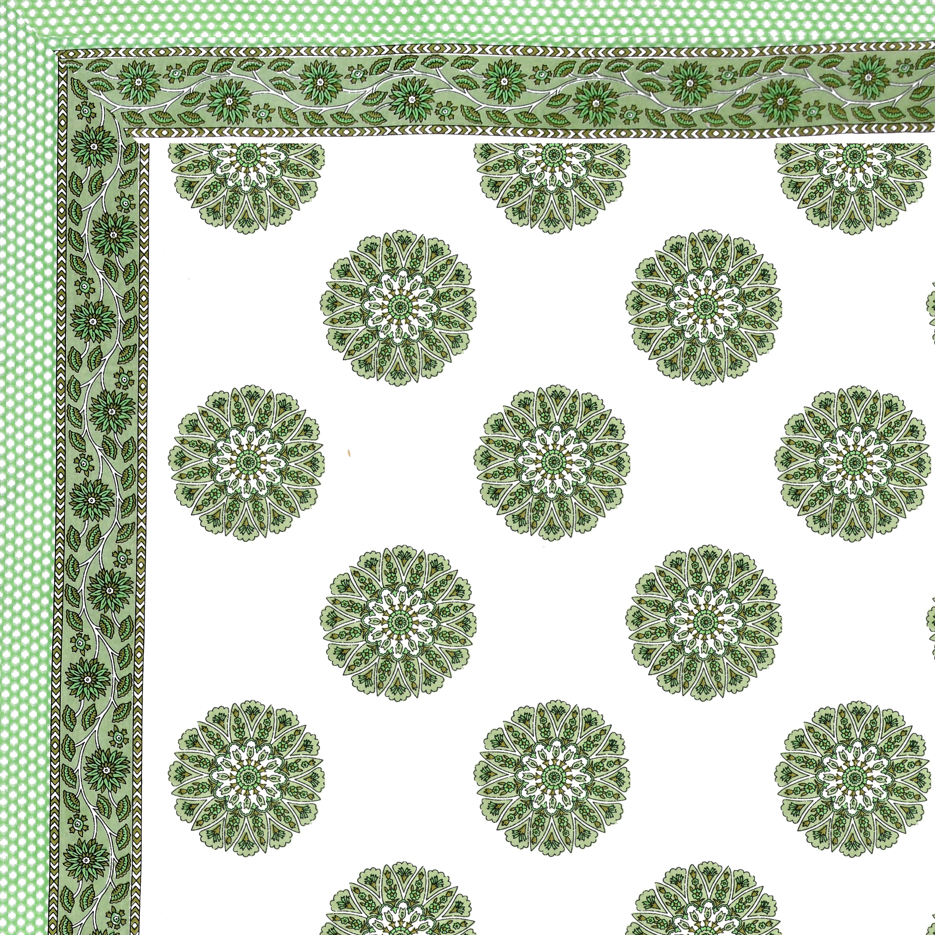 100% COTTON TRADITIONAL  PRINTED SINGLE BEDSHEET ( SIZE 60 X 90 )