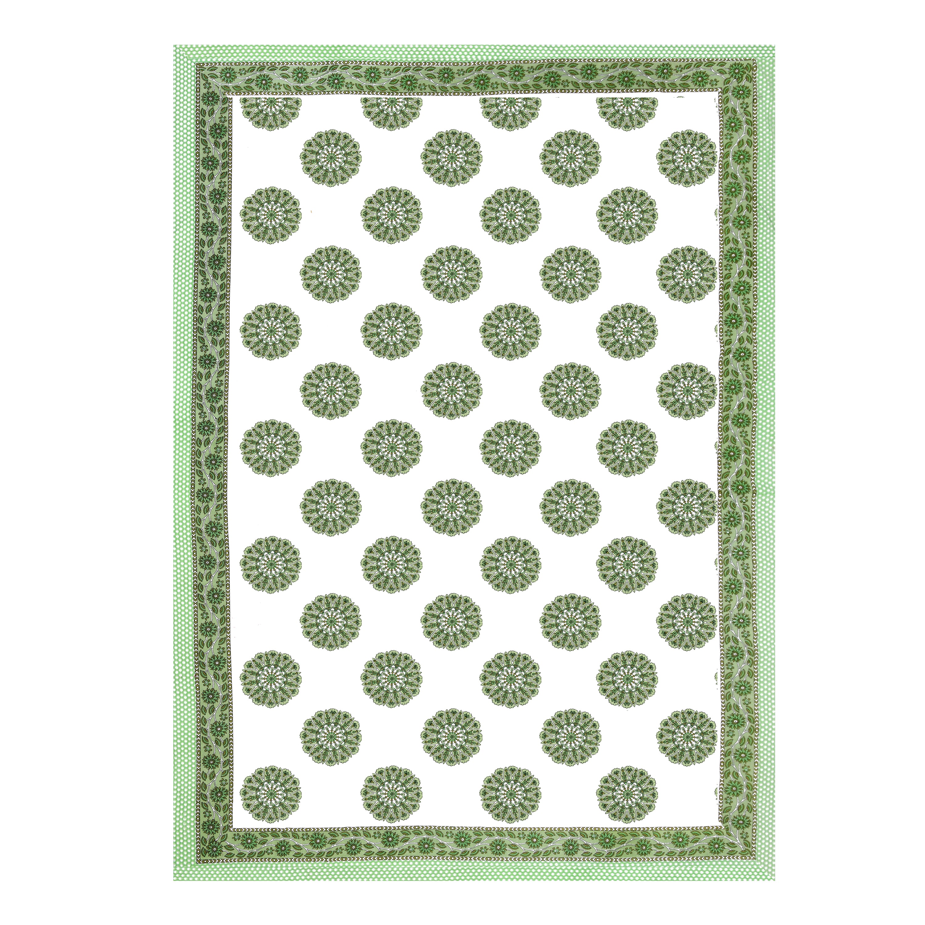 100% COTTON TRADITIONAL  PRINTED SINGLE BEDSHEET ( SIZE 60 X 90 )