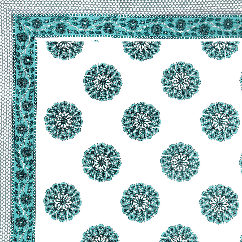 100% COTTON TRADITIONAL  PRINTED SINGLE BEDSHEET ( SIZE 60 X 90 )