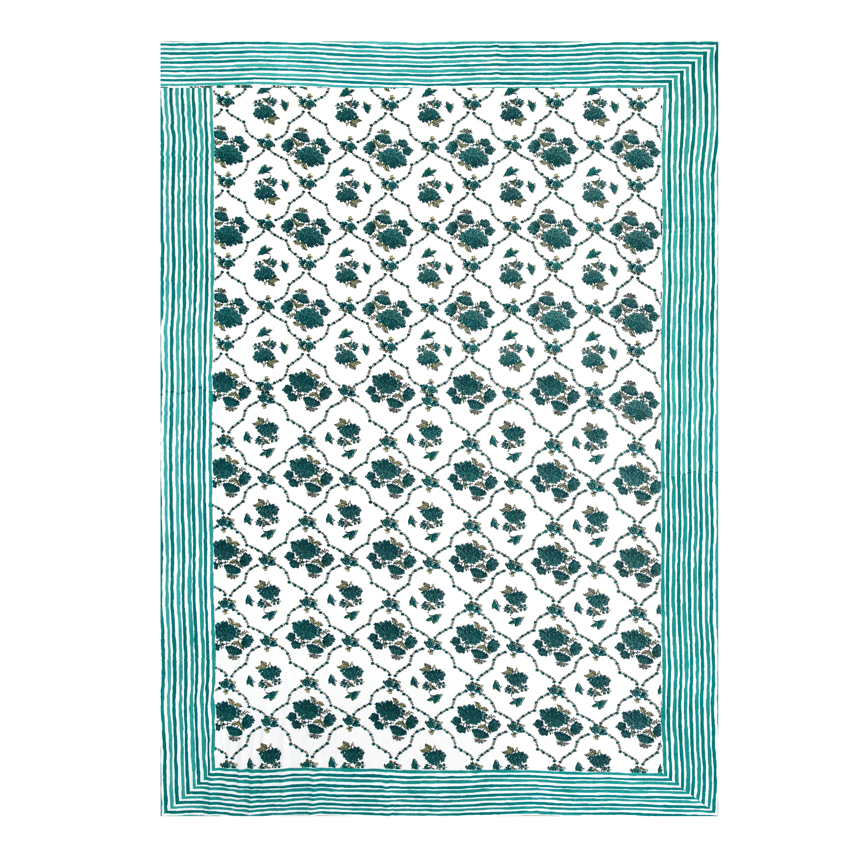 100% COTTON TRADITIONAL  PRINTED SINGLE BEDSHEET ( SIZE 60 X 90 )