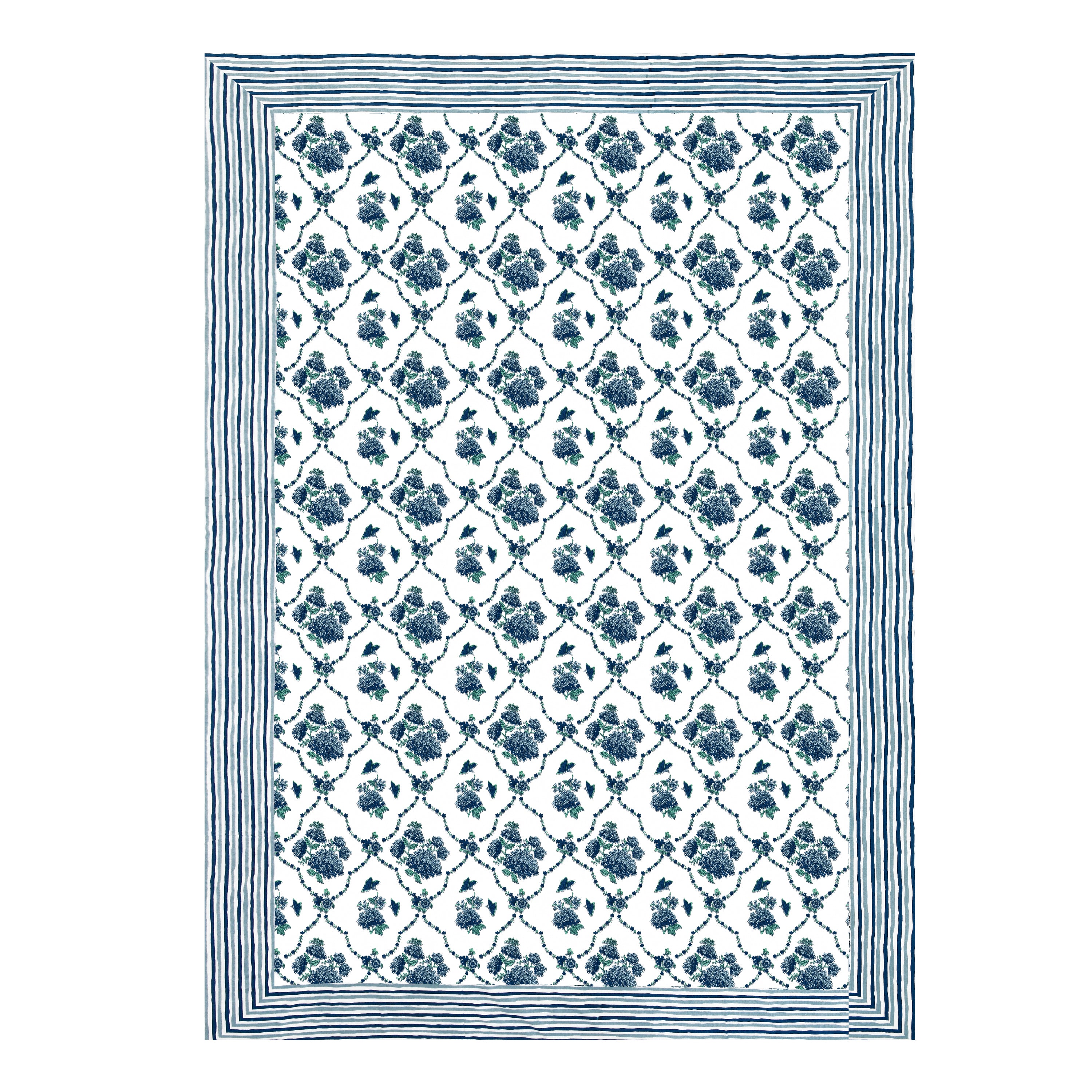 100% COTTON TRADITIONAL  PRINTED SINGLE BEDSHEET ( SIZE 60 X 90 )