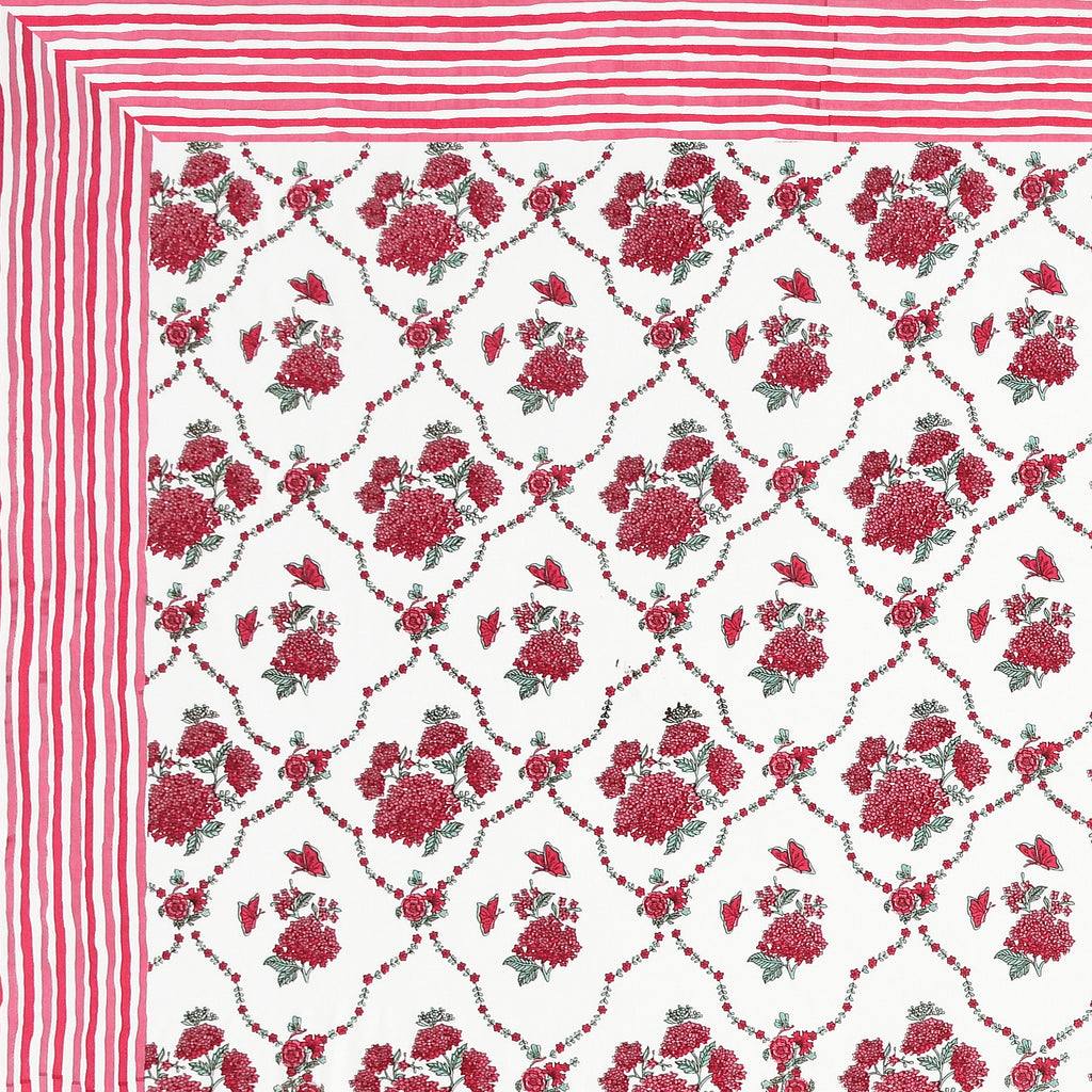 100% COTTON TRADITIONAL  PRINTED SINGLE BEDSHEET ( SIZE 60 X 90 )