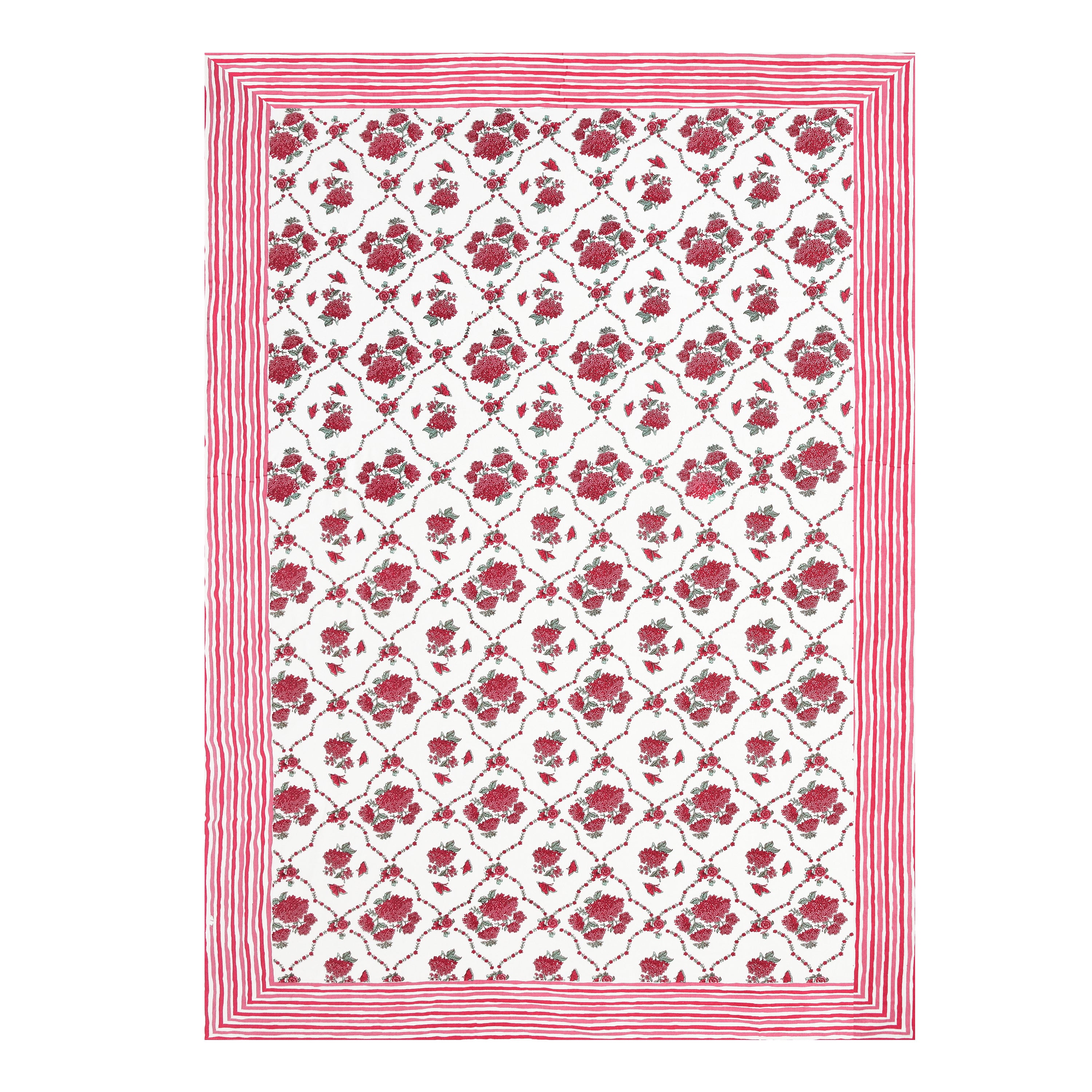 100% COTTON TRADITIONAL  PRINTED SINGLE BEDSHEET ( SIZE 60 X 90 )