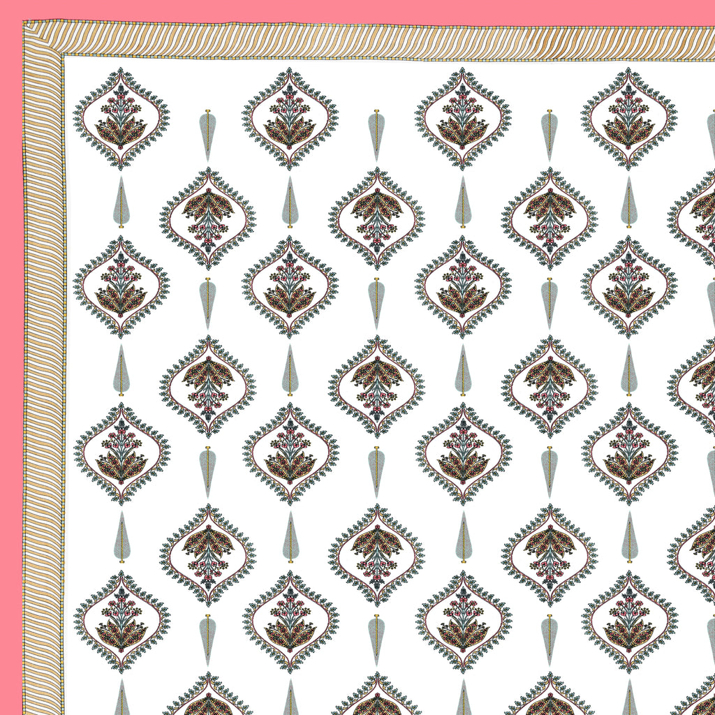 100% COTTON TRADITIONAL  PRINTED SINGLE BEDSHEET ( SIZE 60 X 90 )