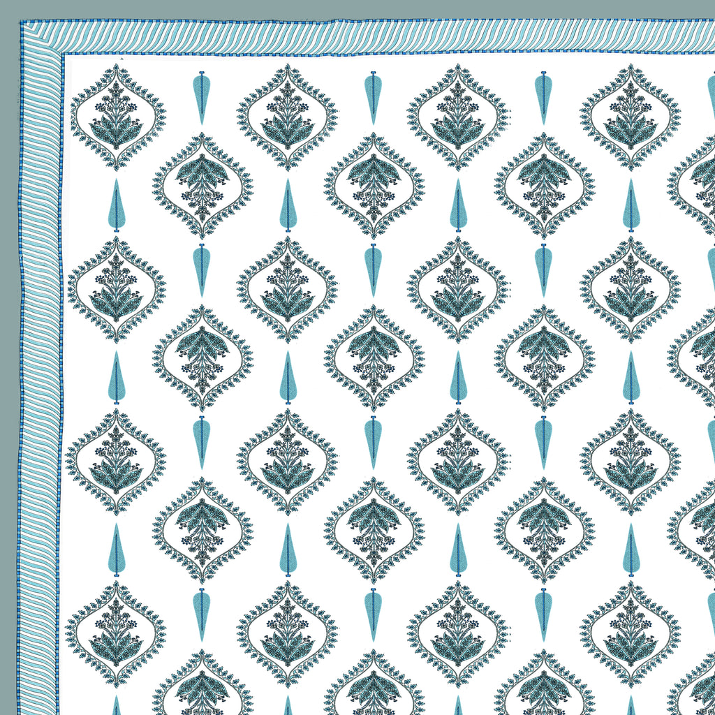 100% COTTON TRADITIONAL  PRINTED SINGLE BEDSHEET ( SIZE 60 X 90 )