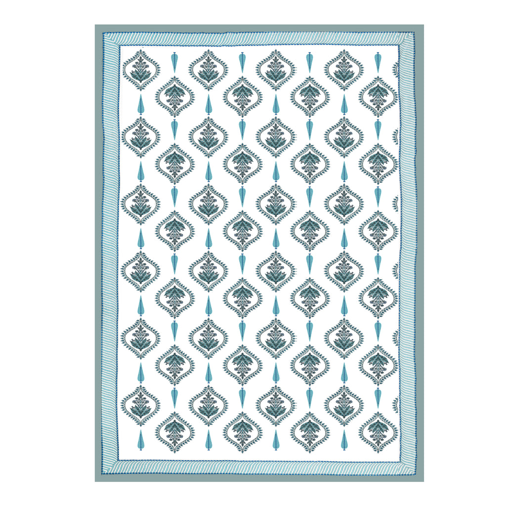 100% COTTON TRADITIONAL  PRINTED SINGLE BEDSHEET ( SIZE 60 X 90 )