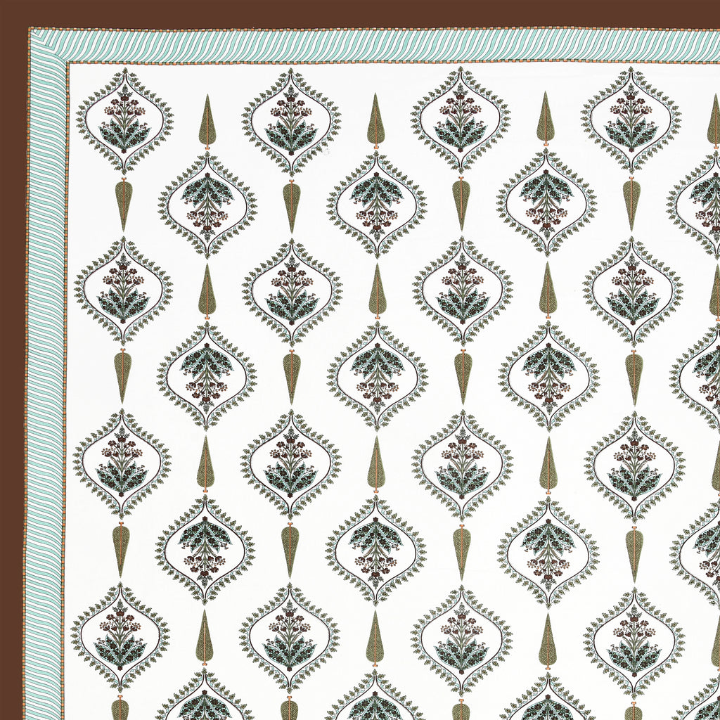 100% COTTON TRADITIONAL  PRINTED SINGLE BEDSHEET ( SIZE 60 X 90 )