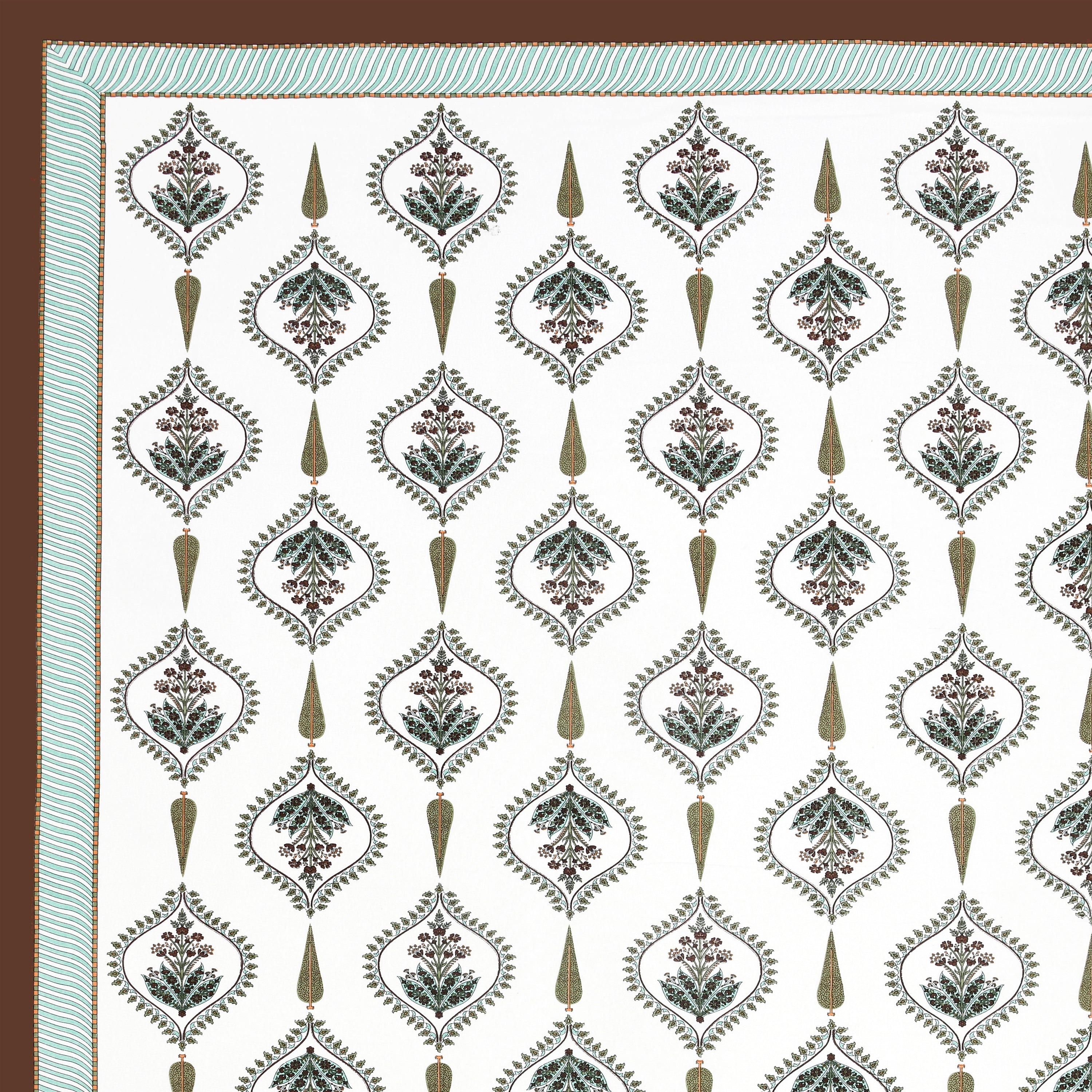 100% COTTON TRADITIONAL  PRINTED SINGLE BEDSHEET ( SIZE 60 X 90 )