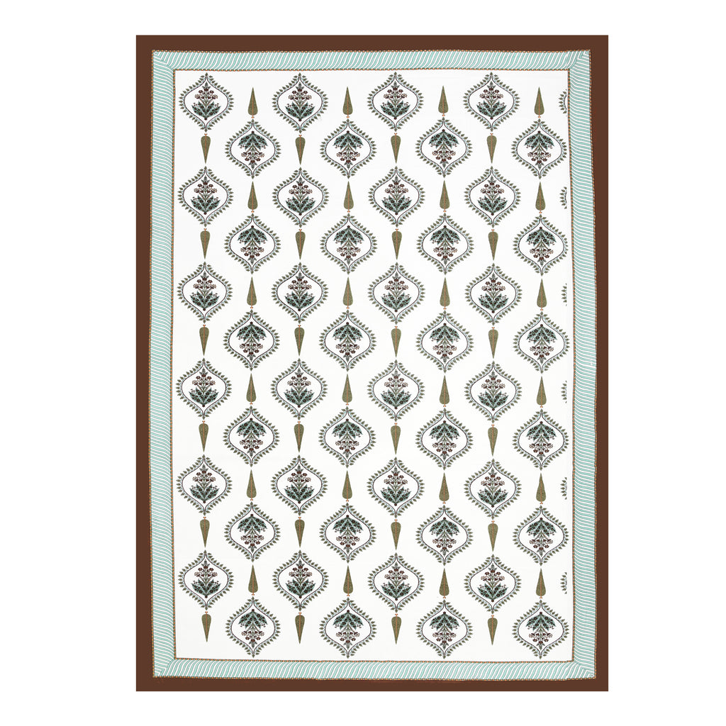 100% COTTON TRADITIONAL  PRINTED SINGLE BEDSHEET ( SIZE 60 X 90 )