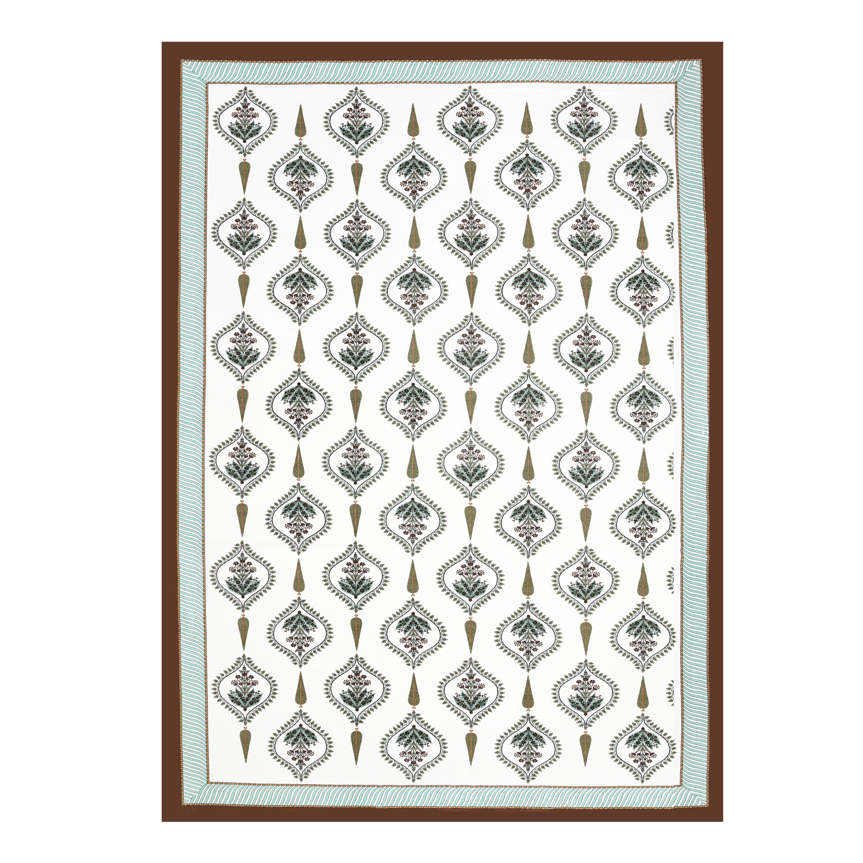 100% COTTON TRADITIONAL  PRINTED SINGLE BEDSHEET ( SIZE 60 X 90 )