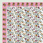 100% COTTON TRADITIONAL  PRINTED SINGLE BEDSHEET ( SIZE 60 X 90 )