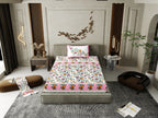 100% COTTON TRADITIONAL  PRINTED SINGLE BEDSHEET ( SIZE 60 X 90 )