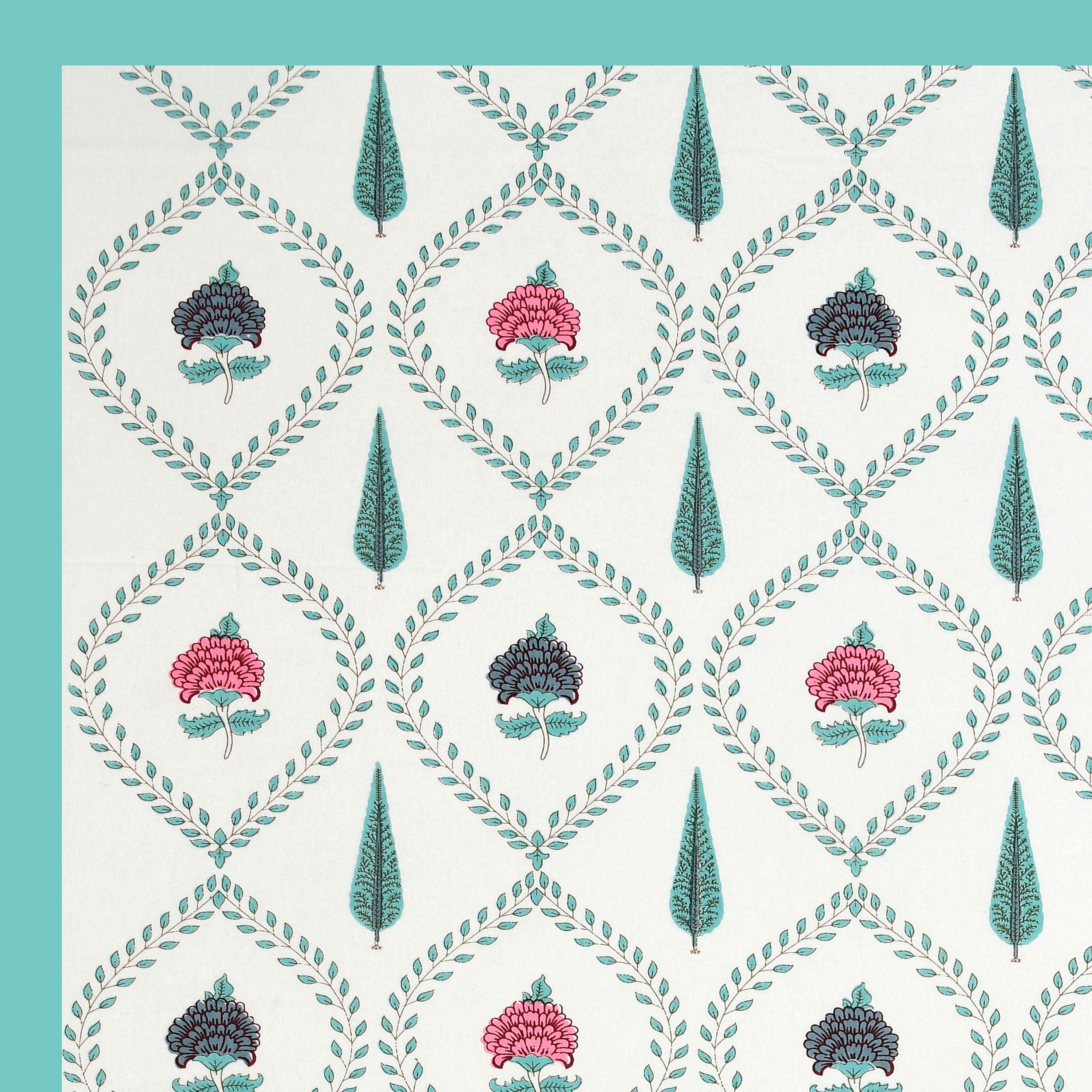 100% COTTON TRADITIONAL  PRINTED SINGLE BEDSHEET ( SIZE 60 X 90 )