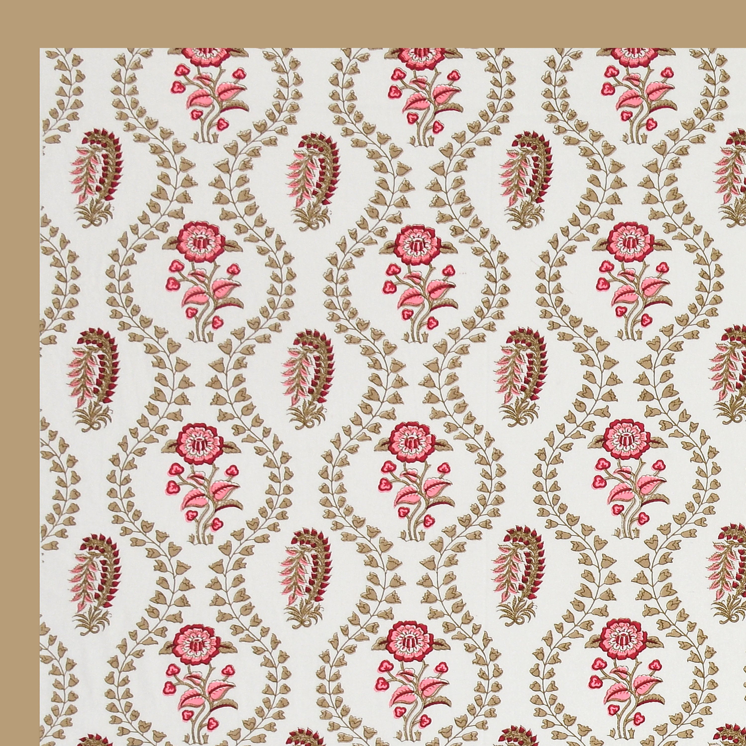 100% COTTON TRADITIONAL  PRINTED SINGLE BEDSHEET ( SIZE 60 X 90 )