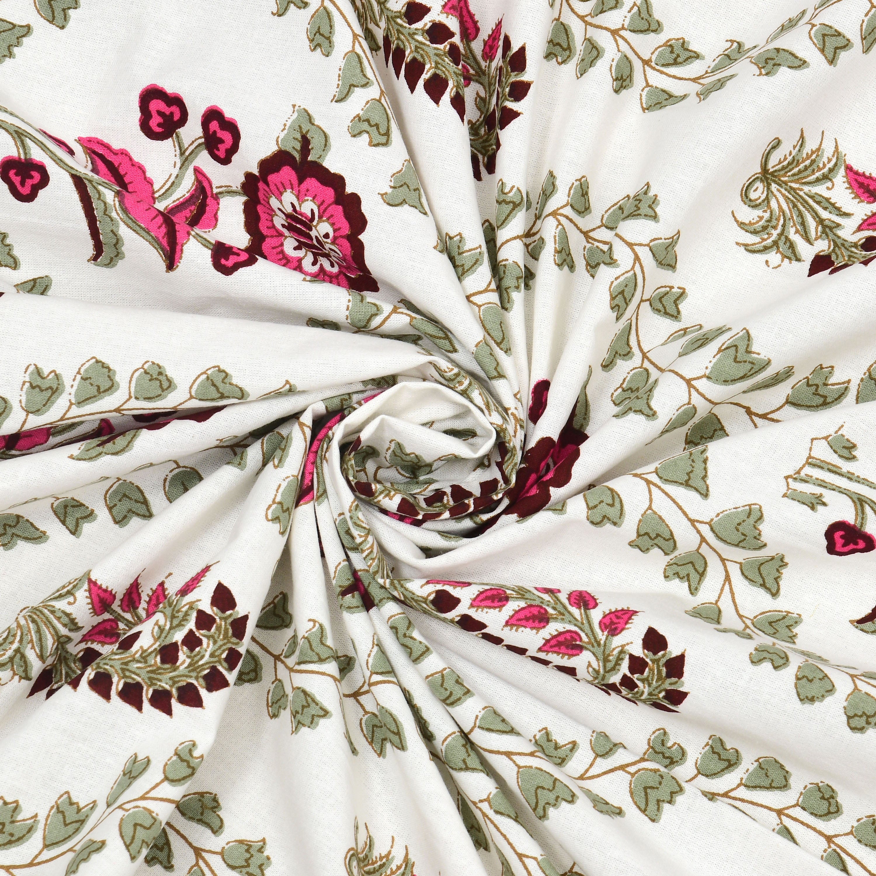 100% COTTON TRADITIONAL  PRINTED SINGLE BEDSHEET ( SIZE 60 X 90 )