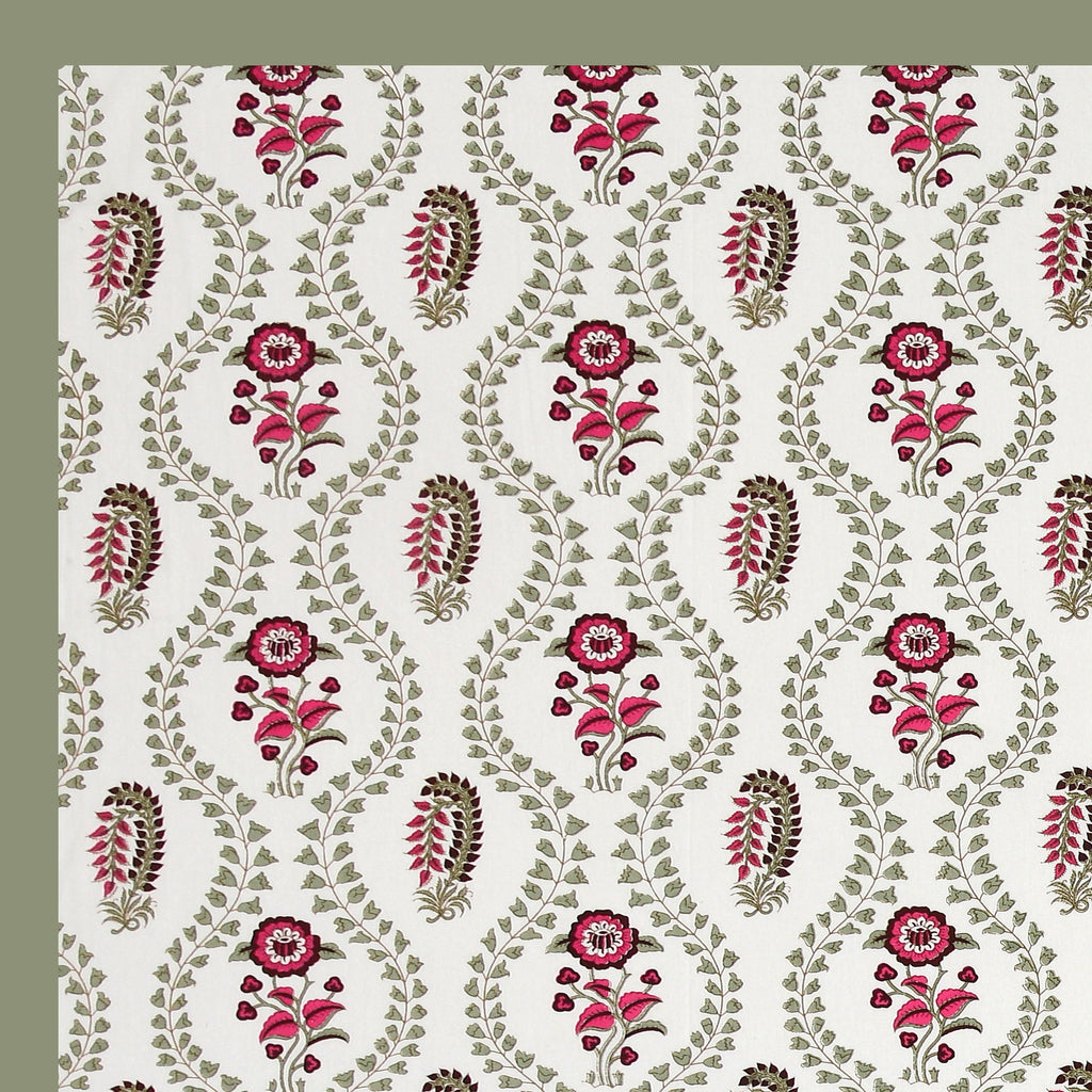 100% COTTON TRADITIONAL  PRINTED SINGLE BEDSHEET ( SIZE 60 X 90 )