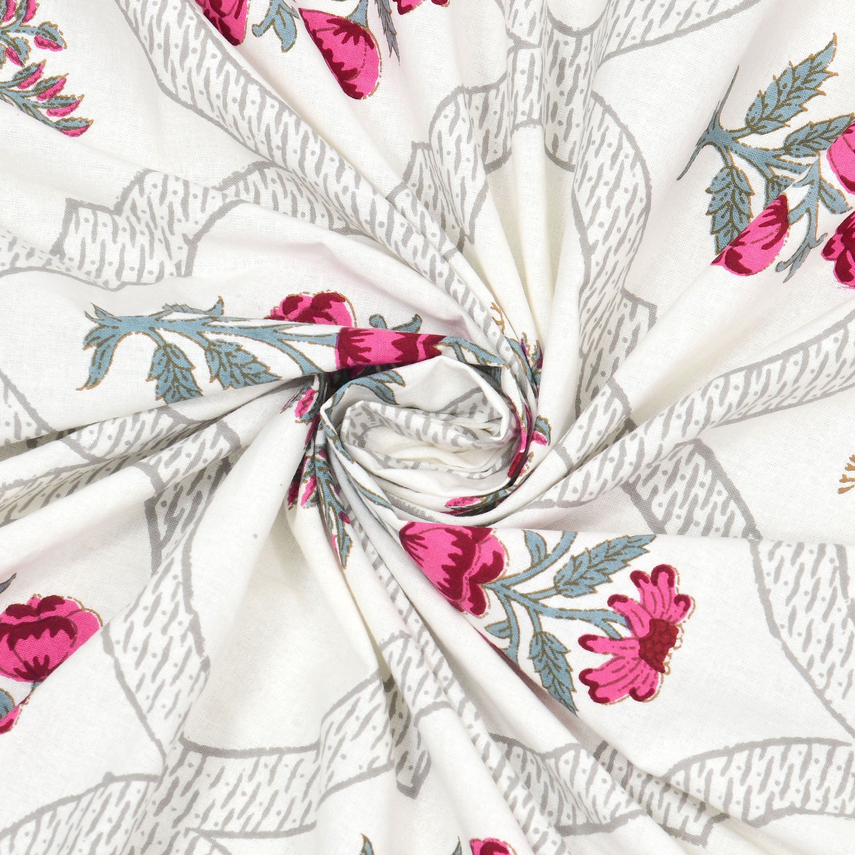 100% COTTON TRADITIONAL  PRINTED SINGLE BEDSHEET ( SIZE 60 X 90 )