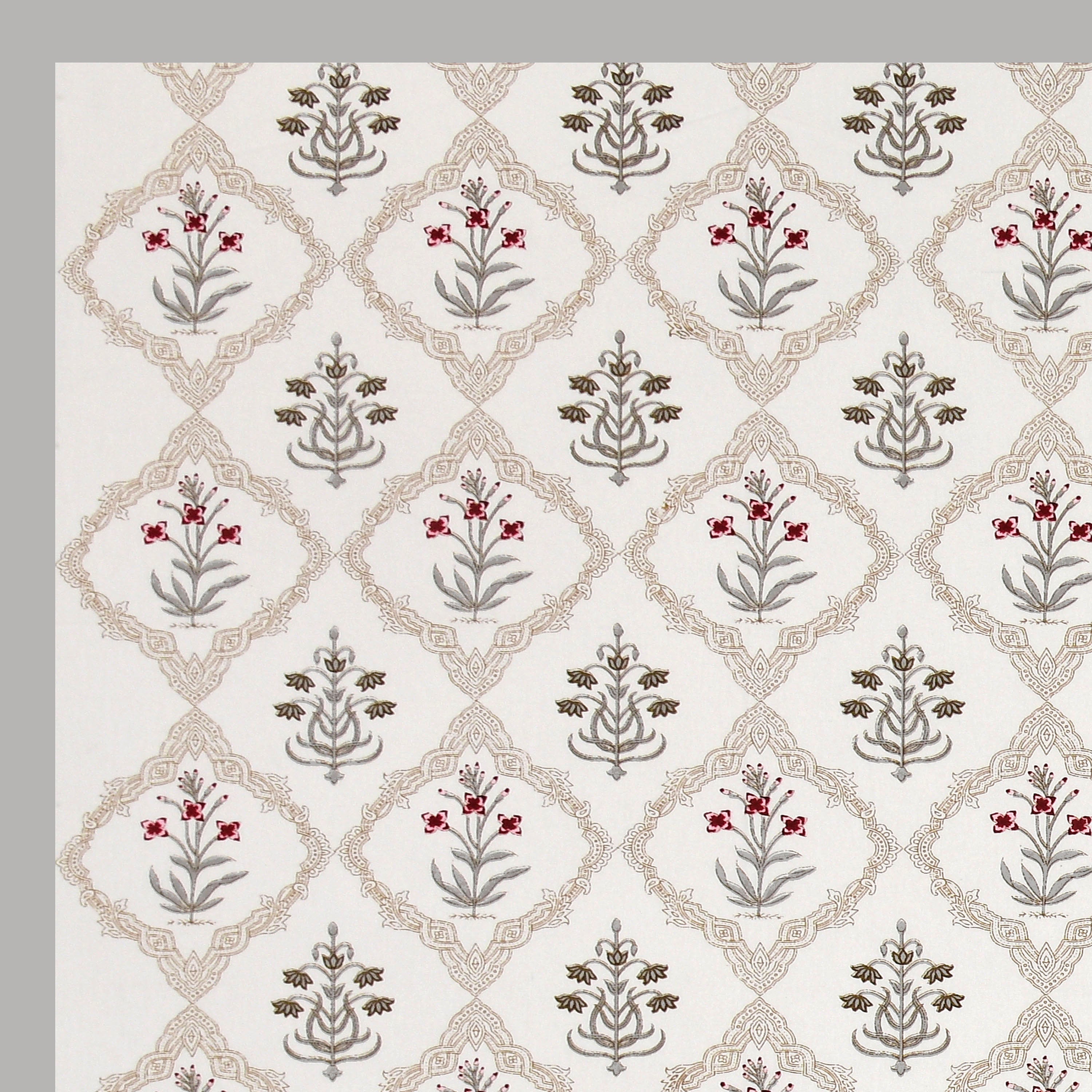 100% COTTON TRADITIONAL  PRINTED SINGLE BEDSHEET ( SIZE 60 X 90 )