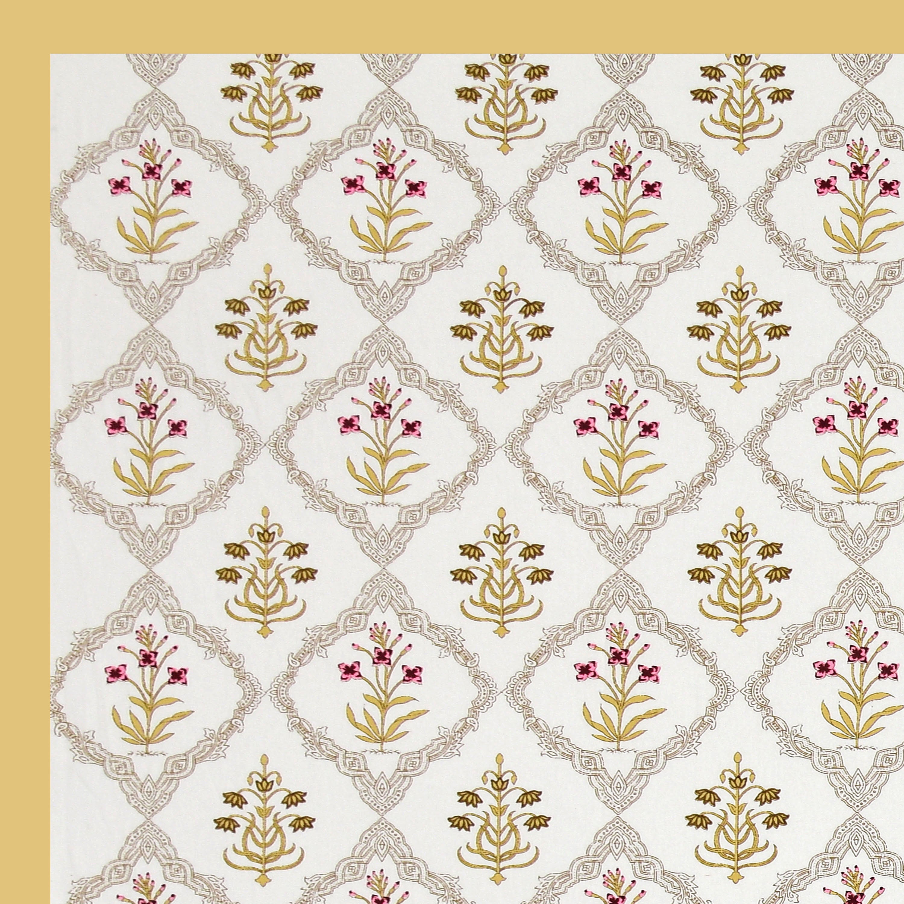 100% COTTON TRADITIONAL  PRINTED SINGLE BEDSHEET ( SIZE 60 X 90 )