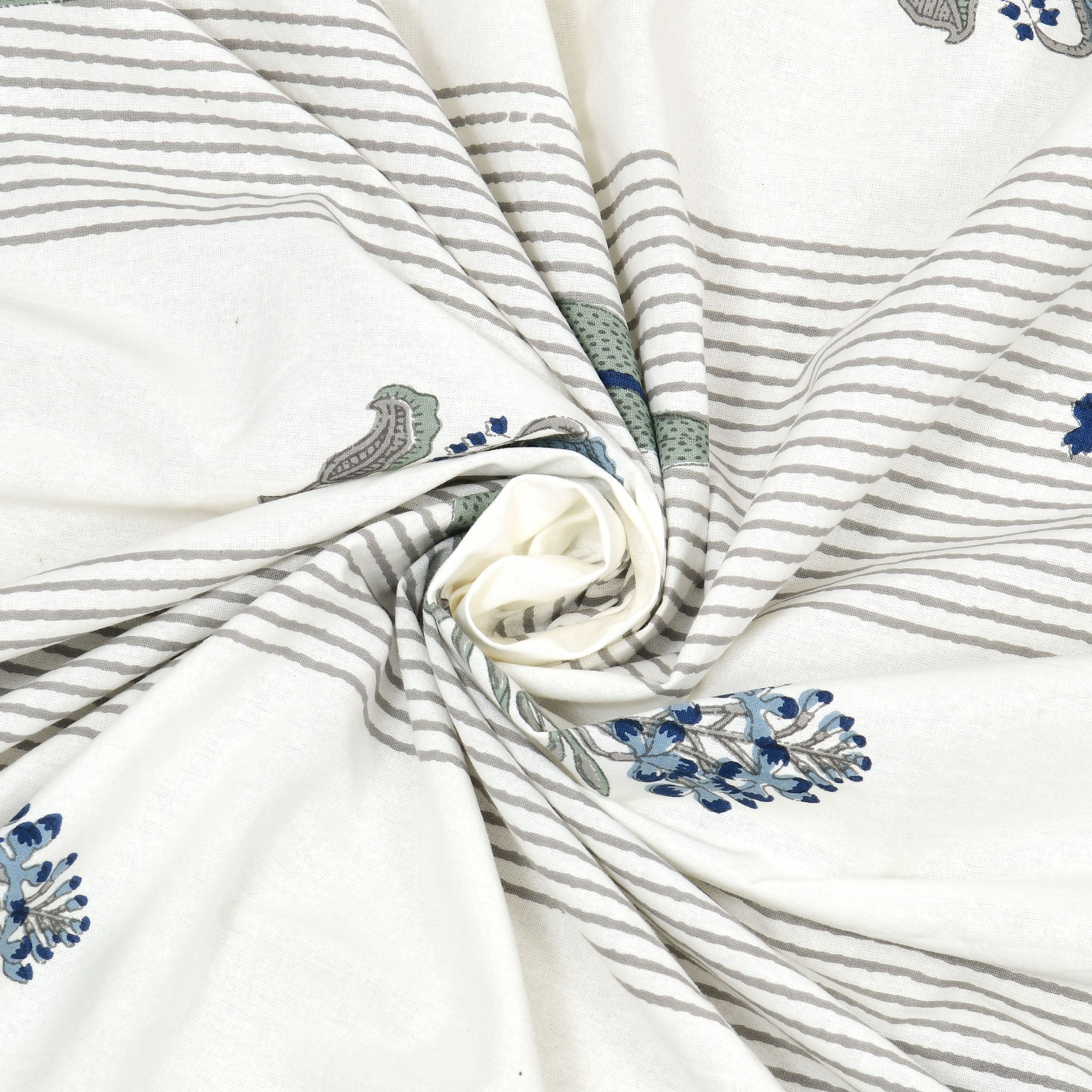 100% COTTON TRADITIONAL  PRINTED SINGLE BEDSHEET ( SIZE 60 X 90 )