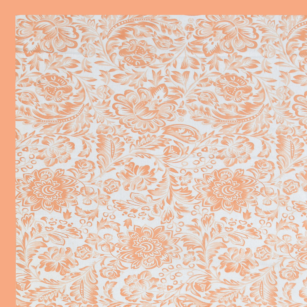 100% COTTON TRADITIONAL  PRINTED SINGLE BEDSHEET ( SIZE 60 X 90 )