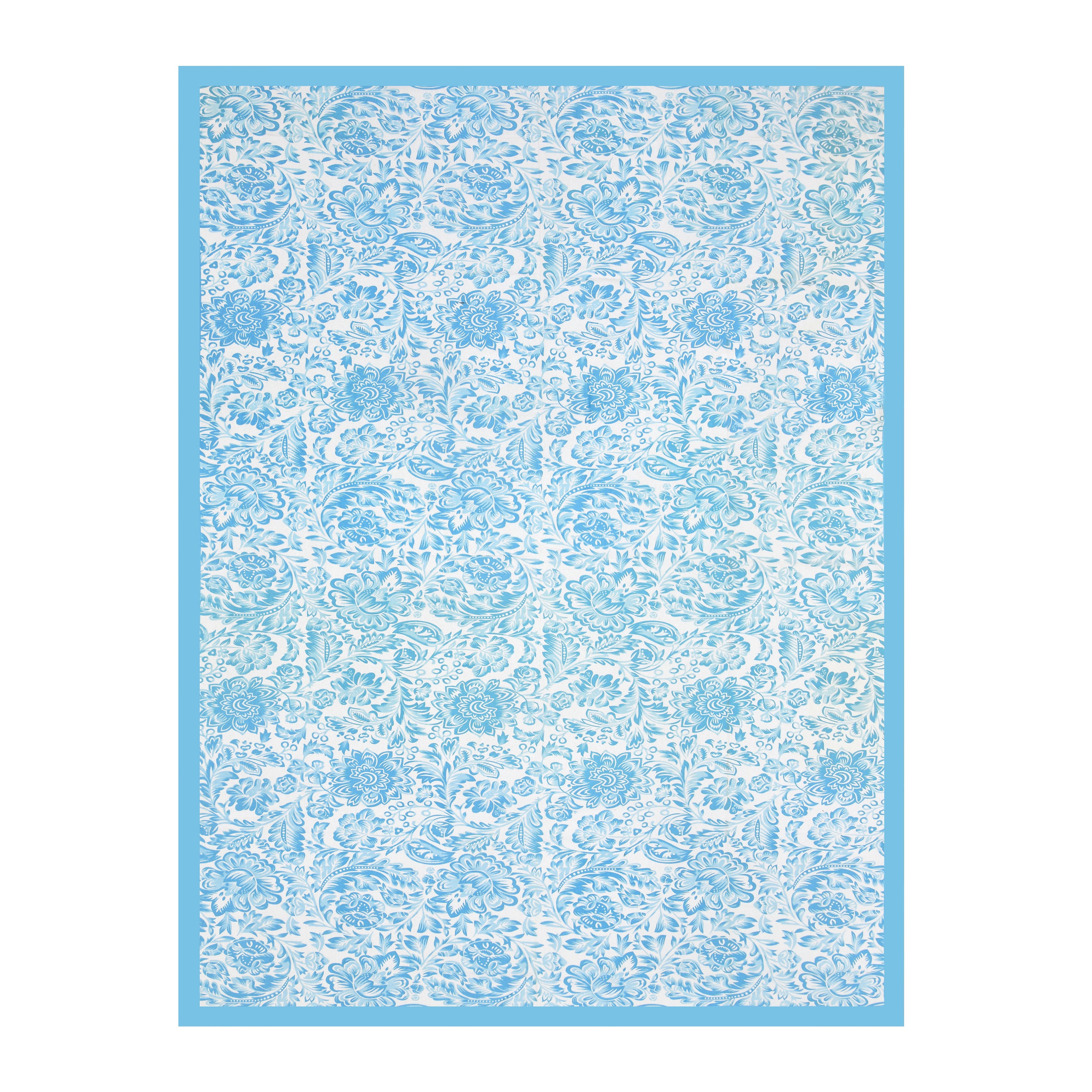 100% COTTON TRADITIONAL  PRINTED SINGLE BEDSHEET ( SIZE 60 X 90 )