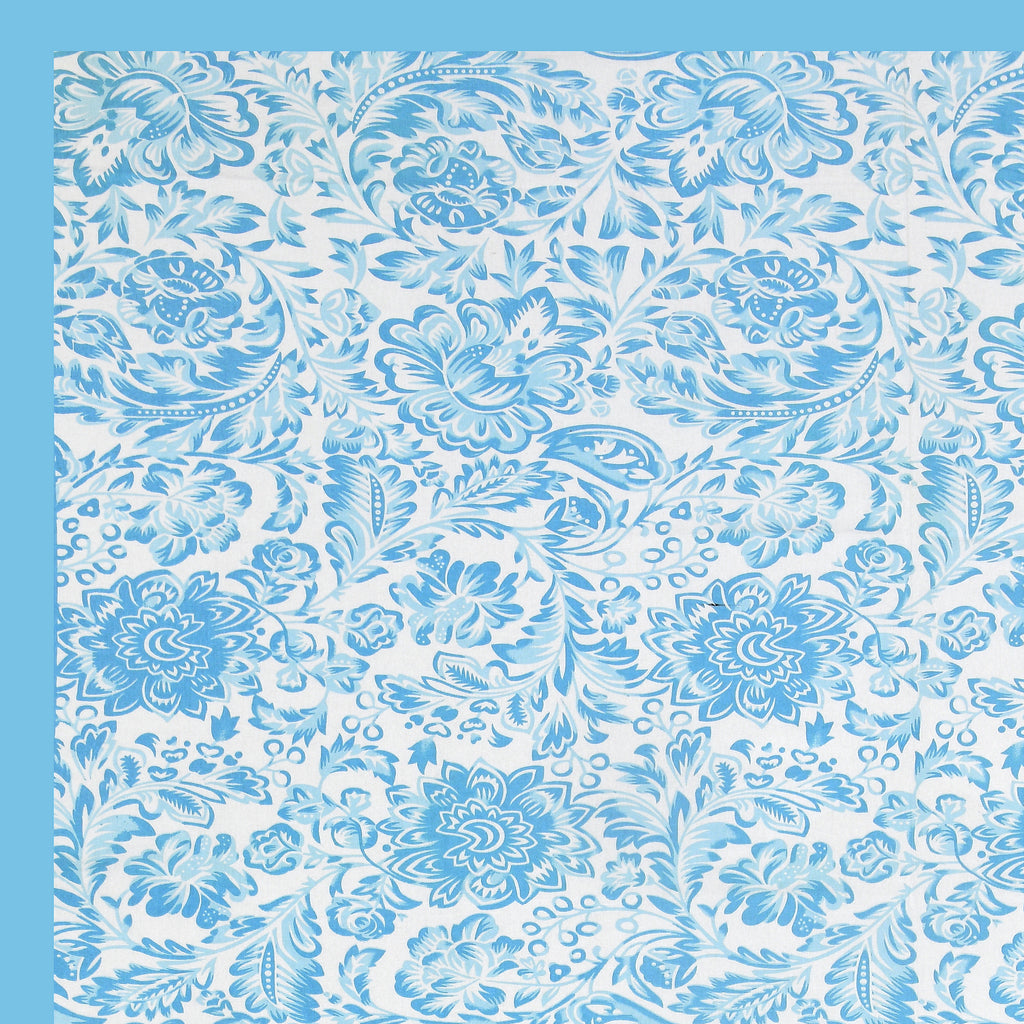 100% COTTON TRADITIONAL  PRINTED SINGLE BEDSHEET ( SIZE 60 X 90 )