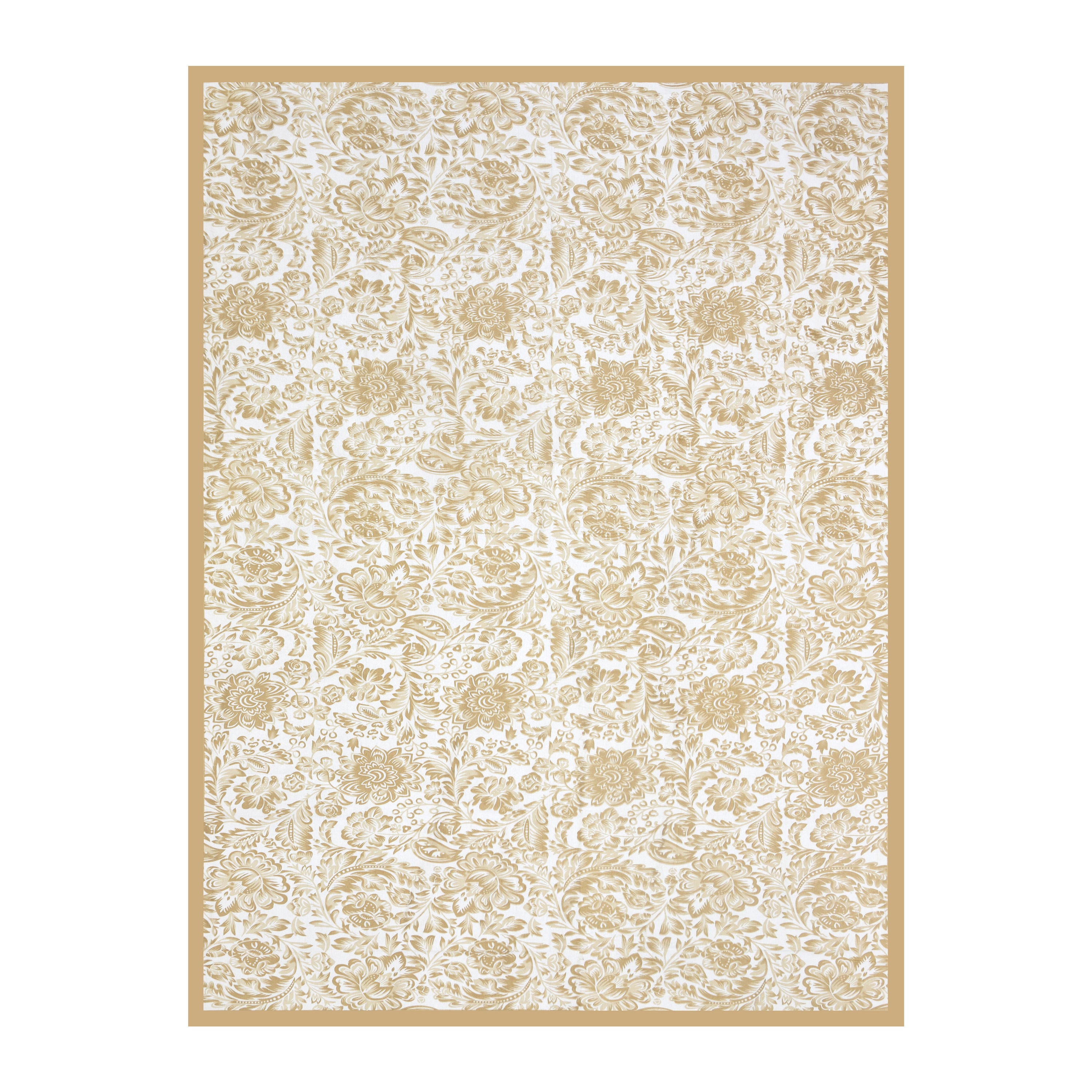 100% COTTON TRADITIONAL  PRINTED SINGLE BEDSHEET ( SIZE 60 X 90 )