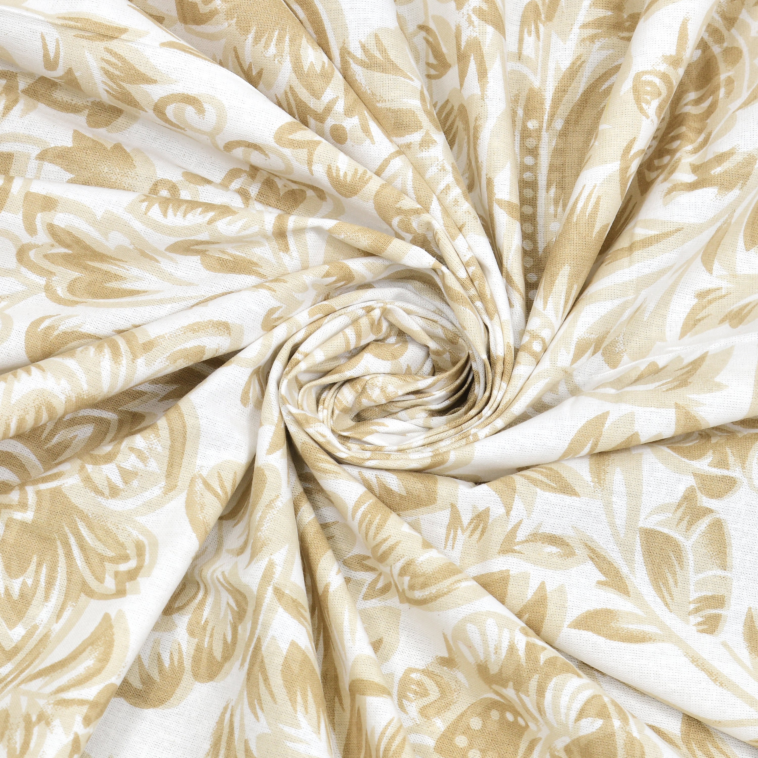 100% COTTON TRADITIONAL  PRINTED SINGLE BEDSHEET ( SIZE 60 X 90 )