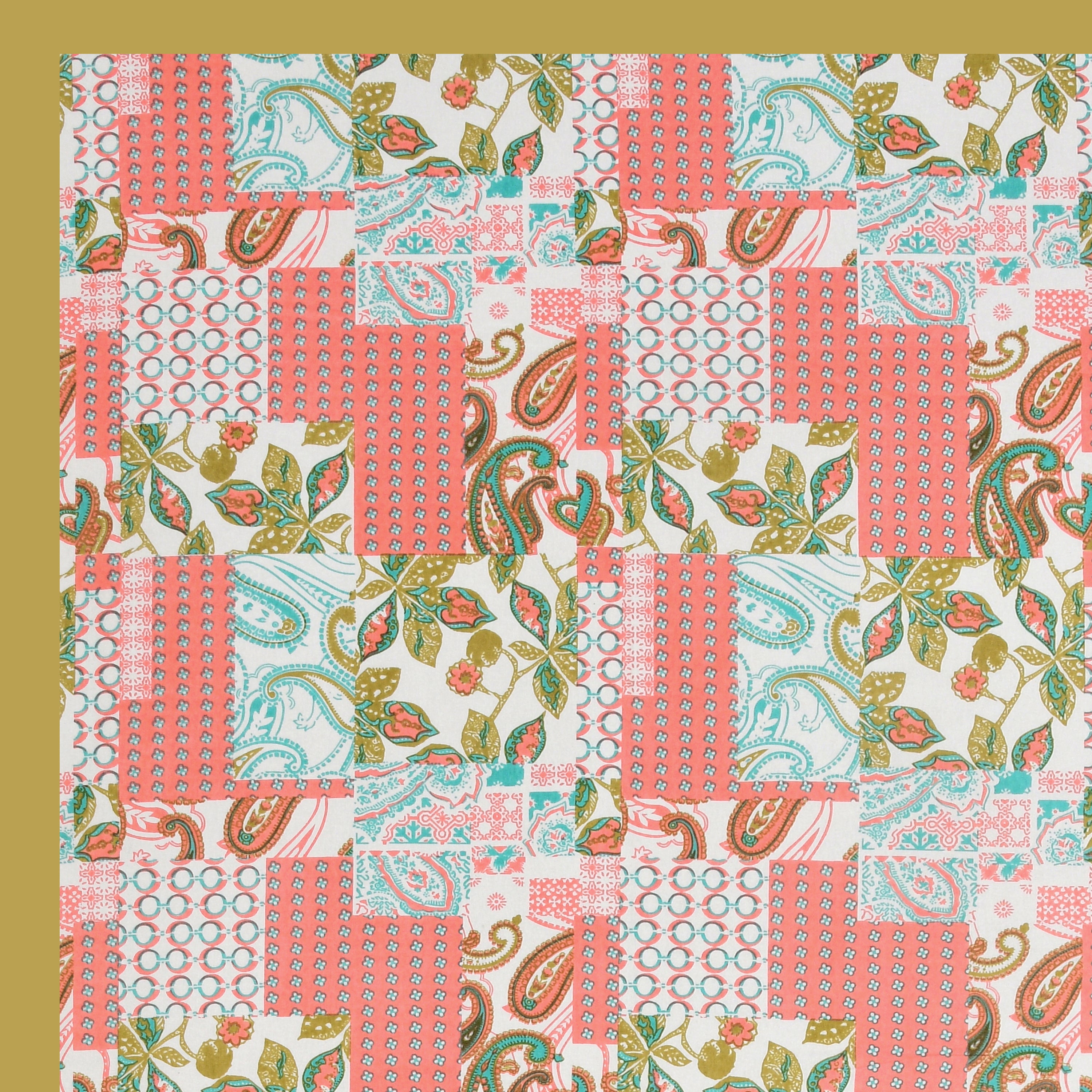 100% COTTON TRADITIONAL  PRINTED SINGLE BEDSHEET ( SIZE 60 X 90 )