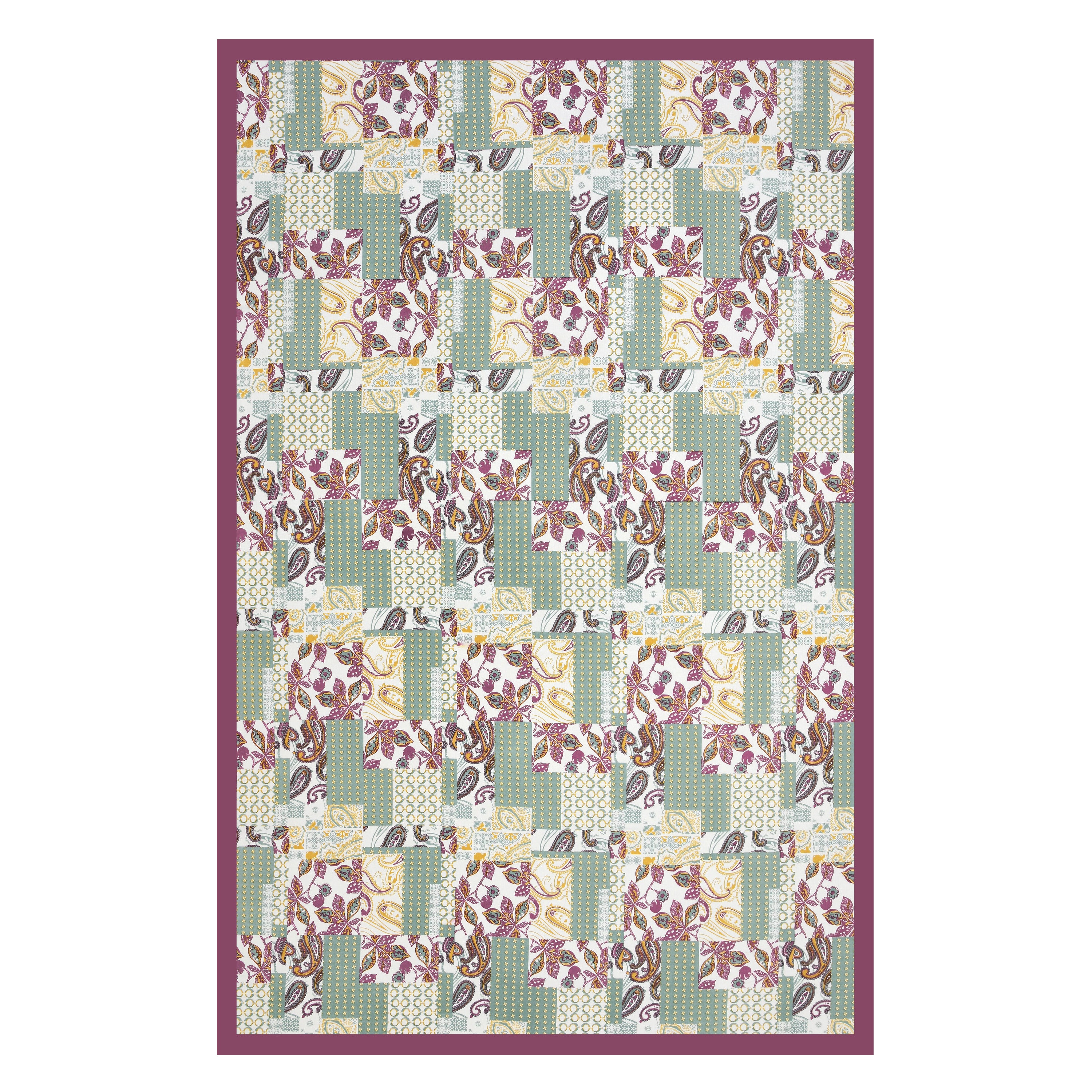 100% COTTON TRADITIONAL  PRINTED SINGLE BEDSHEET ( SIZE 60 X 90 )