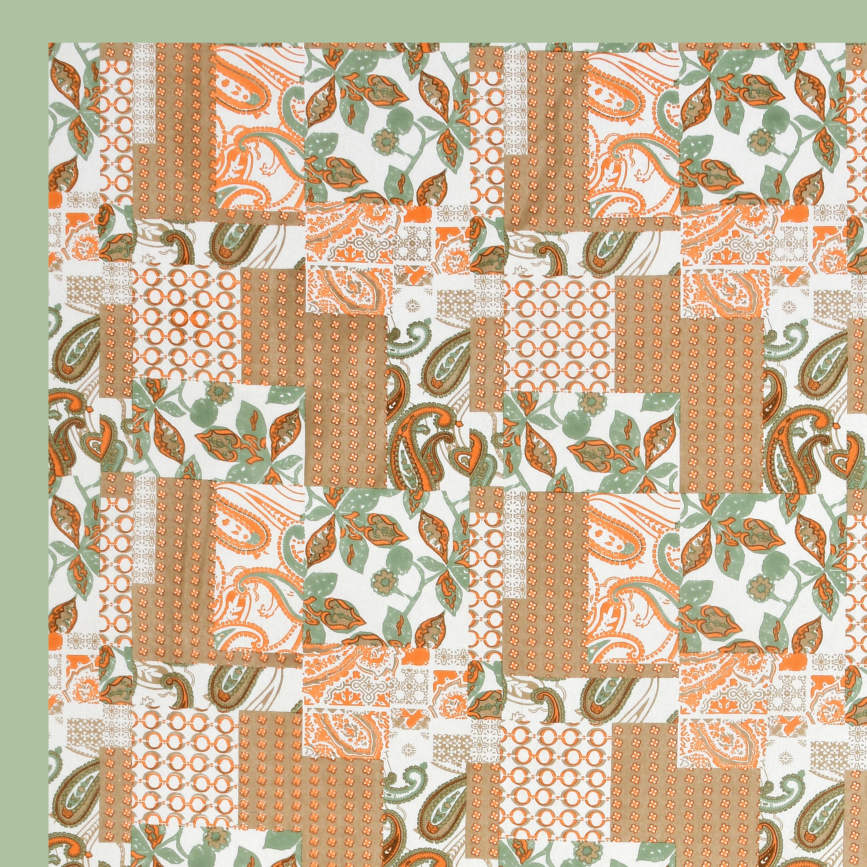 100% COTTON TRADITIONAL  PRINTED SINGLE BEDSHEET ( SIZE 60 X 90 )