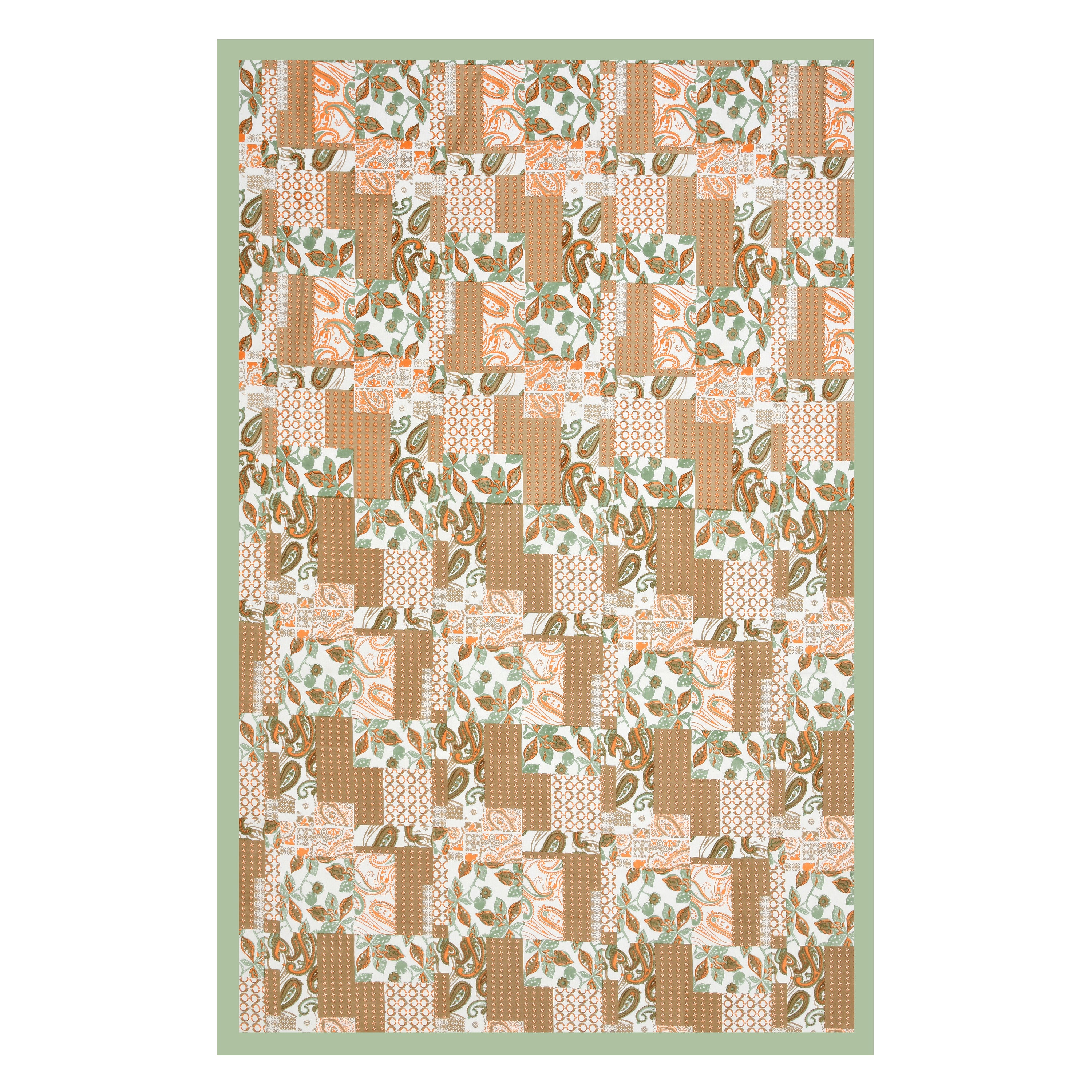 100% COTTON TRADITIONAL  PRINTED SINGLE BEDSHEET ( SIZE 60 X 90 )