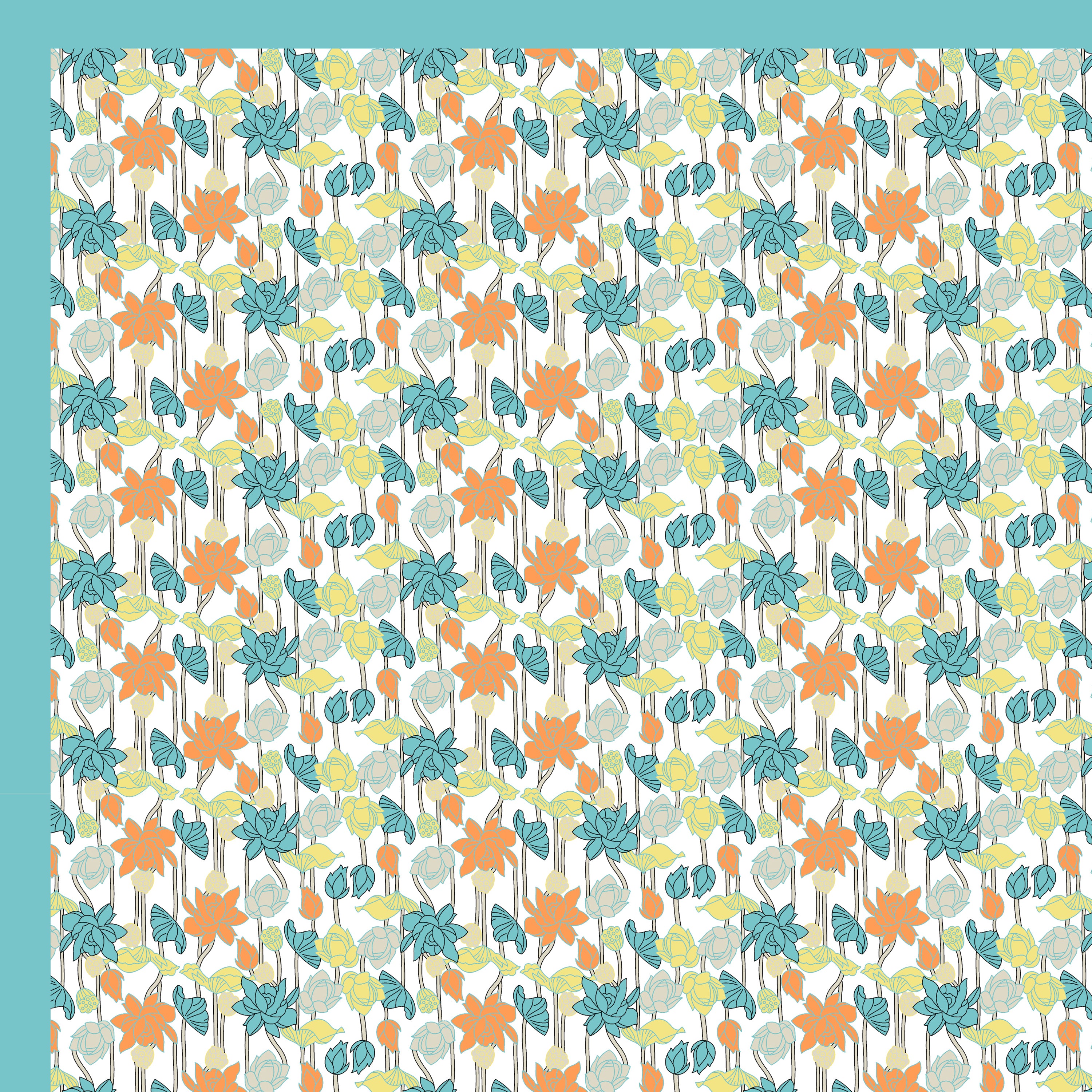 100% COTTON TRADITIONAL  PRINTED SINGLE BEDSHEET ( SIZE 60 X 90 )