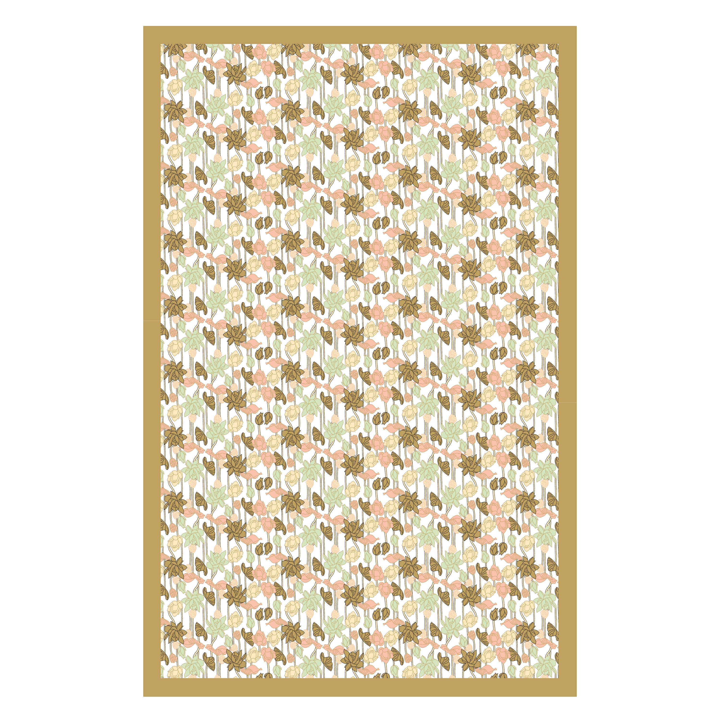 100% COTTON TRADITIONAL  PRINTED SINGLE BEDSHEET ( SIZE 60 X 90 )