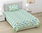 100% COTTON TRADITIONAL  PRINTED SINGLE BEDSHEET ( SIZE 60 X 90 )