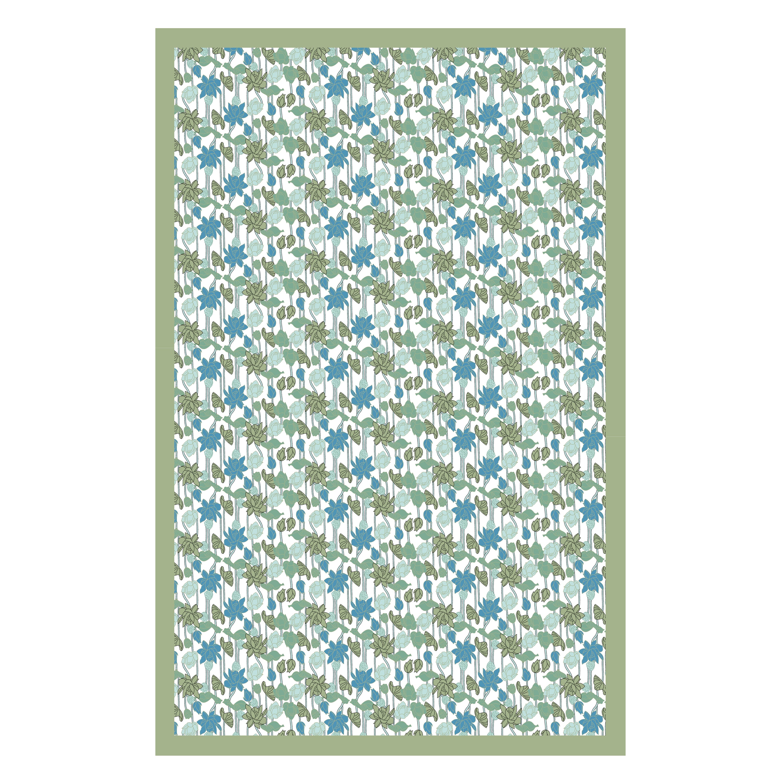 100% COTTON TRADITIONAL  PRINTED SINGLE BEDSHEET ( SIZE 60 X 90 )