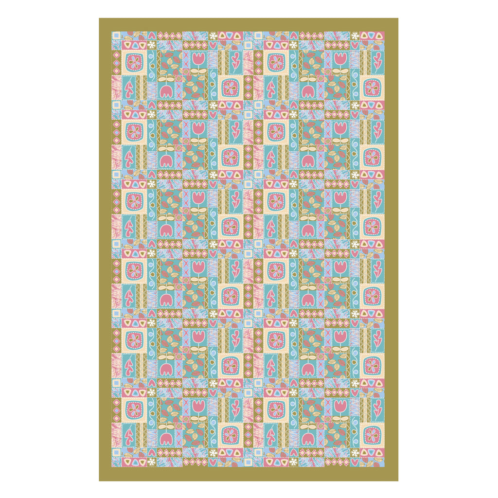 100% COTTON TRADITIONAL  PRINTED SINGLE BEDSHEET ( SIZE 60 X 90 )