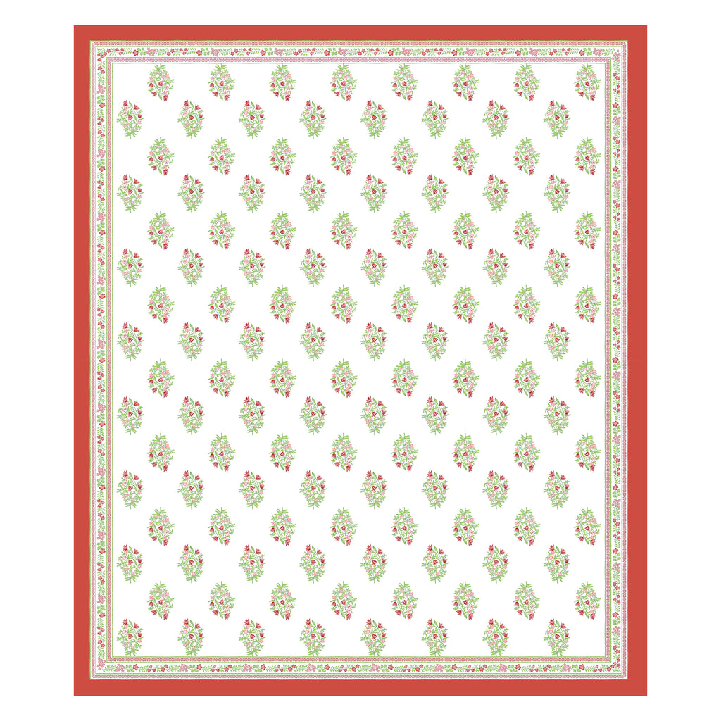 100% Cotton Traditional Floral Printed Bedsheet Multicolor ( Size 100 X 108 )