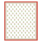 100% Cotton Traditional Floral Printed Bedsheet Multicolor ( Size 100 X 108 )