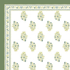 100% Cotton Traditional Floral Printed Bedsheet Multicolor ( Size 100 X 108 )