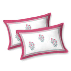 100% Cotton Traditional Floral Printed Bedsheet Multicolor ( Size 100 X 108 )