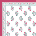 100% Cotton Traditional Floral Printed Bedsheet Multicolor ( Size 100 X 108 )