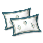 100% Cotton Traditional Floral Printed Bedsheet Multicolor ( Size 100 X 108 )