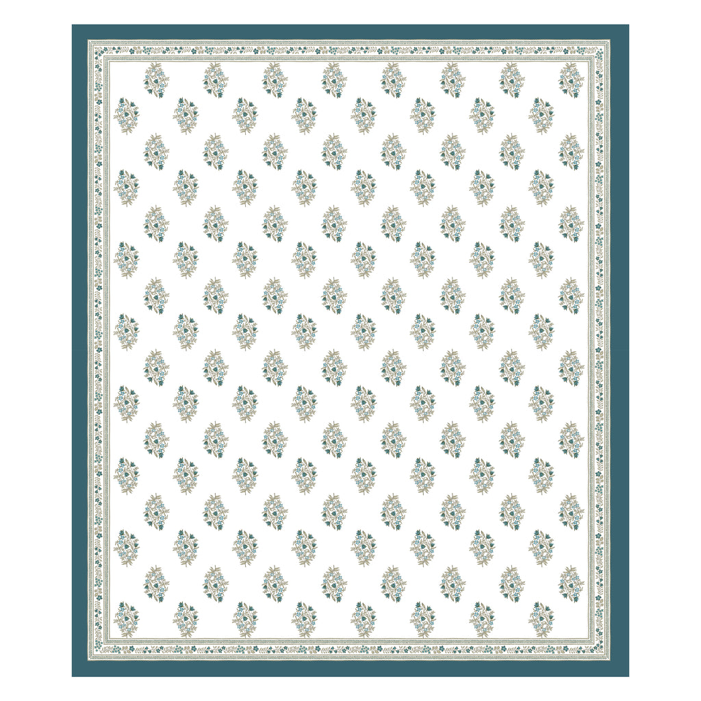 100% Cotton Traditional Floral Printed Bedsheet Multicolor ( Size 100 X 108 )