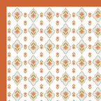 100% Cotton Traditional Floral Printed Bedsheet Multicolor ( Size 100 X 108 )