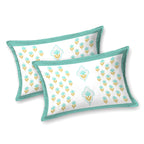 100% Cotton Traditional Floral Printed Bedsheet Multicolor ( Size 100 X 108 )