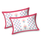 100% Cotton Traditional Floral Printed Bedsheet Multicolor ( Size 100 X 108 )