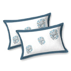 100% Cotton Traditional Floral Printed Bedsheet Multicolor ( Size 100 X 108 )